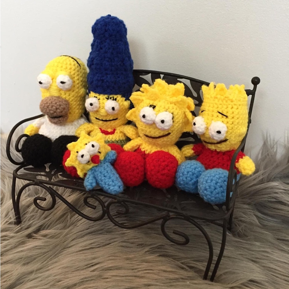 NEW Crochet Amigurumi Crochet Handmade The Simpsons Family | 5 in a Set